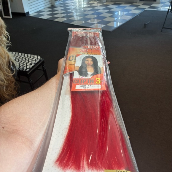 Red Clip-In Hair Extensions